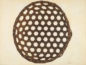 File George Prints: Cheese Basket, c. 1941. Creator: George File