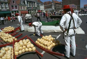 Cheese Prints: Cheese market in Holland