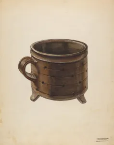 Frank Fumagalli Prints: Cheese Pot, c. 1938. Creator: Frank Fumagalli
