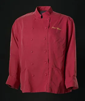 Jackets Prints: Chef jacket worn by Leah Chase, ca. 2012. Creator: Chefwear