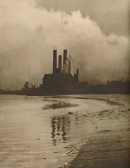 Hammersmith And Fulham Gallery: Chelsea Chimneys: Power Station on the Site of Old Cremorne Gardens, c1935. Creator: Huson