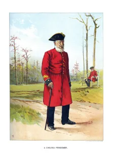 Geoffrey Douglas Giles Prints: Chelsea Pensioner, c1890. Artist: Geoffrey Douglas Giles