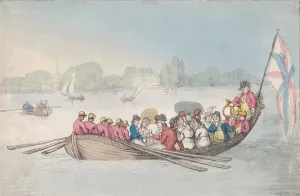 Chelsea Reach, 1799. 1799. Creator: Thomas Rowlandson
