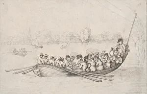 Chelsea Reach, 1799. 1799. Creator: Thomas Rowlandson