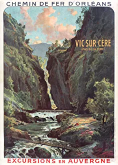 Chemin de fer d Orleans. Vic-sur-Cere, c. 1900-1910