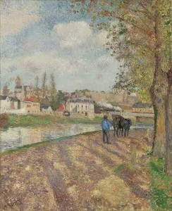 Pissarro Prints: Chemin de l'ecluse, Saint-Ouen-l'Aumone