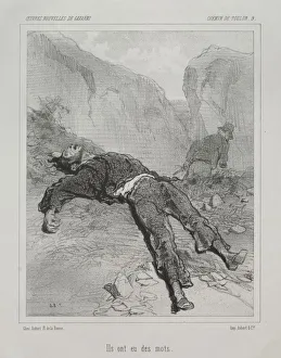Chemin de Toulon. Creator: Paul Gavarni (French, 1804-1866)