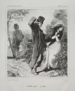 Chemin de Toulon. Creator: Paul Gavarni (French, 1804-1866)