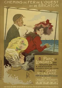 Chemins de fer de l'Ouest et de Brighton, 1905. Creator: Péan, René Louis (1875-1945)