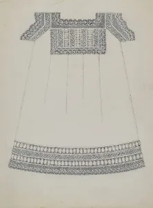 Evelyn Bailey Prints: Chemise, c. 1936. Creator: Evelyn Bailey