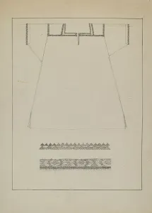 Evelyn Bailey Prints: Chemise, c. 1936. Creator: Evelyn Bailey