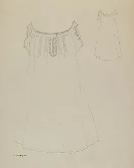 Chemise, c. 1937. Creator: Edith Magnette
