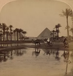 Underwood Underwood Gallery: Cheops from the fertile Valley of the Nile, Egypt, 1896