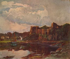 Chepstow Castle, c1862-1924, (1924). Artist: Louis Burleigh Bruhl Chepstow Castle, c1862-1924, (1924). Artist: Louis Burleigh Bruhl