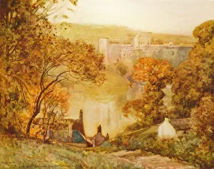 Bright Prints: Chepstow Castle, On The Wye, c1910. Artist: Alfred Edward East
