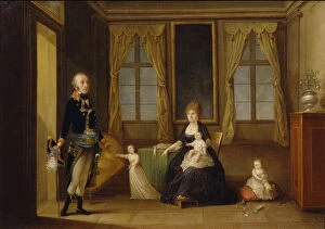 Childrens Games Gallery: The Chernyshov Family, Early 19th cen.. Artist: Anonymous