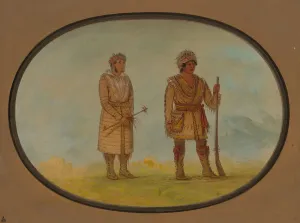 Mixed Race Prints: Two Cherokee Chiefs, 1861 / 1869. Creator: George Catlin