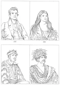 Cherokees, 1841. Artist: Myers and Co