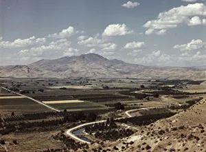 Irrigation Prints: Cherry orchards, farm lands and irrigation ditch at Emmett