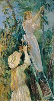 The Cherry Pickers (Le Cerisier), 1891. Artist: Morisot, Berthe (1841-1895)