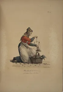 Merchants Prints: Cherry Seller. From the Series Cris de Paris (The Cries of Paris)