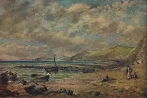 The Studio Gallery: Chesil Beach, late 18th-early 19th century, (1943). Creator: John Constable