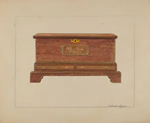 Columbus Simpson Prints: Chest, 1935 / 1942. Creator: Columbus Simpson