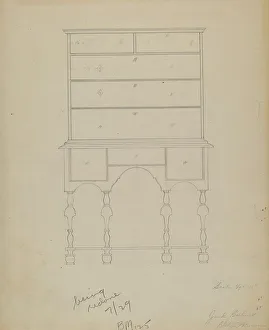 Artists Notes Prints: Chest, 1935/1942. Creator: Eugene Barrell