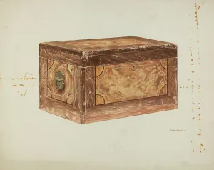 Towner Edith Prints: Chest, 1940. Creator: Edith Towner