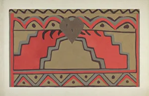 Watercolor And Graphite On Paperboard Collection: Side of Chest, 1942. Creator: D. P. Jones