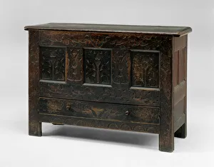 White Pine Prints: Chest, c. 1710. Creator: Unknown