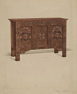 Irving I Prints: Chest, c. 1936. Creator: Irving I. Smith