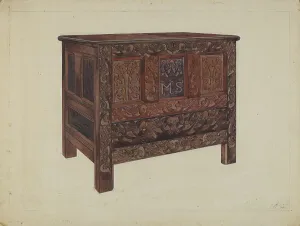 Chests Prints: Chest, c. 1936. Creator: Leon Witt