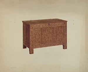 Chests Prints: Chest, c. 1938. Creator: John Dana