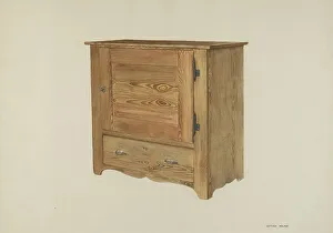 Chest Prints: Chest, c. 1939. Creator: Esther Molina