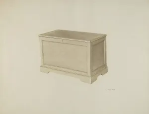 Chest Prints: Chest, c. 1939. Creator: Grace Bolser