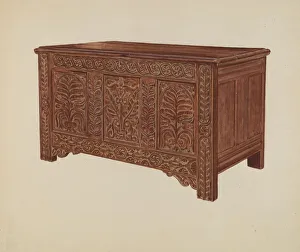 Rosenshield Von Paulin Prints: Chest, c. 1939. Creator: M. Rosenshield-von-Paulin