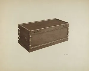 Chest Prints: Chest, c. 1941. Creator: Eva Perry