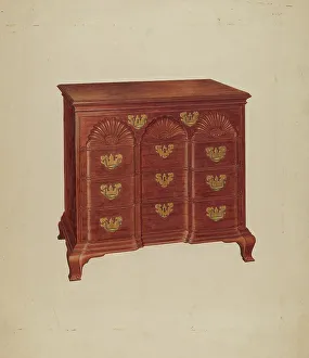 Francis Borelli Prints: Chest of Drawers, c. 1938. Creator: Francis Borelli