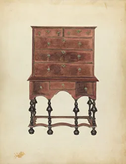 Eisman Harry Gallery: Chest of Drawers, c. 1939. Creator: Harry Eisman
