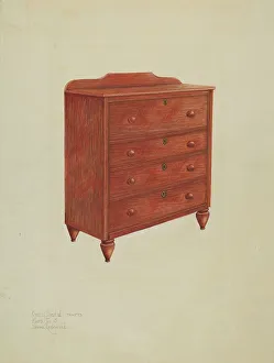Chest of Drawers, c. 1939. Creator: Norma Lockwood