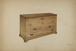 Chest with Drawers, c. 1939. Creator: Walter G. Capuozzo