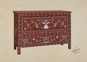 Chest (Front View), c. 1936. Creator: Lawrence Flynn