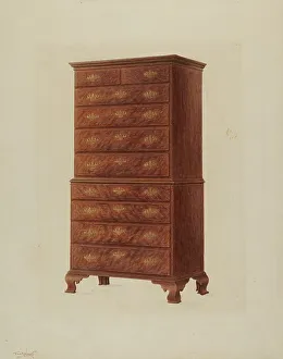 Chest-On-Chest, c. 1937. Creator: Frank Wenger