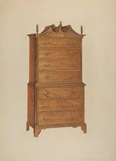 Phillips Lawrence Prints: Chest-on-Chest, c. 1939. Creator: Lawrence Phillips
