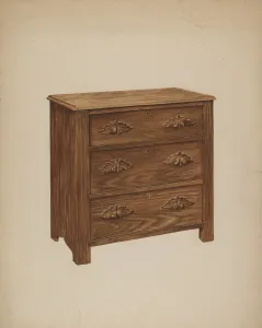 Nelson Lelah Prints: Chest, probably 1941. Creator: Lelah Nelson
