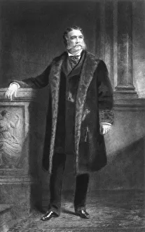 Overcoat Prints: Chester A Arthur, 21st President of the United States of America, (1901)