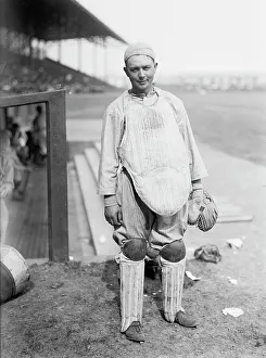 Catchers Mitt Prints: Chester Pinch Thomas, Boston Al (Baseball)
