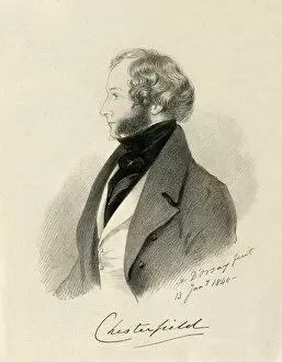 Georgiana Gallery: Chesterfield, 1840. Creator: Richard James Lane