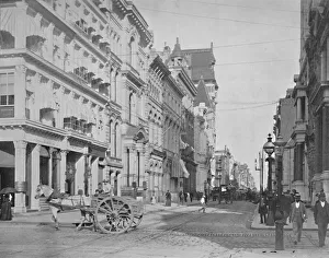 Chestnut Street Prints: Chestnut Street, Philadelphia, 19th century